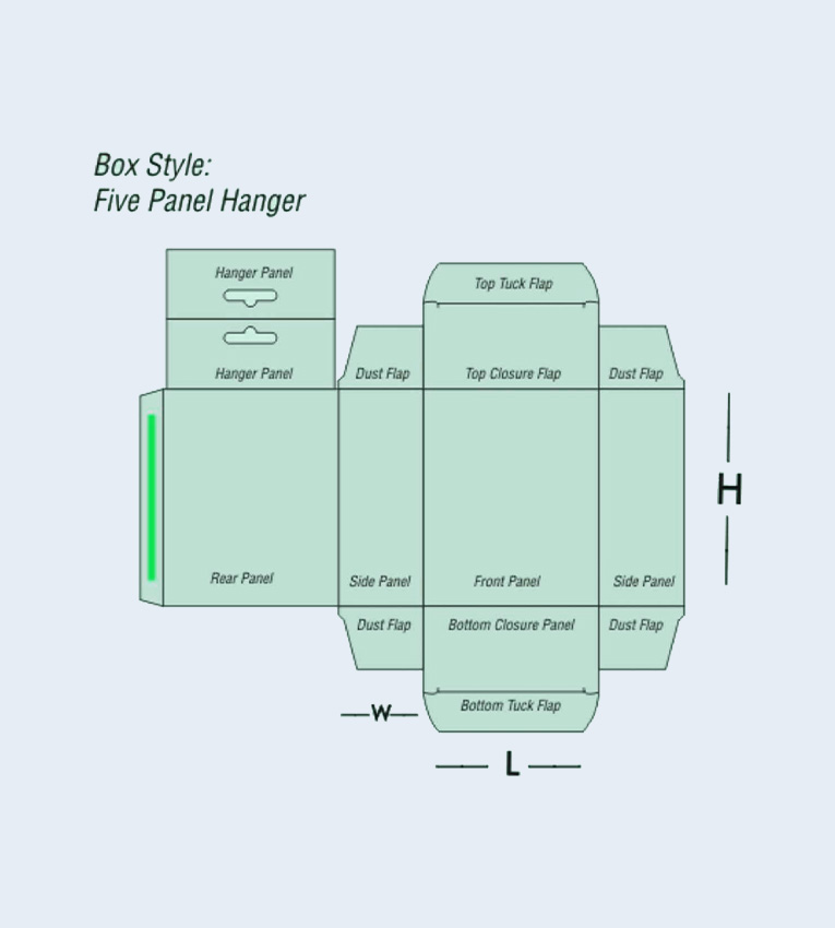 Five Panel Hanger Dimensions Boxes